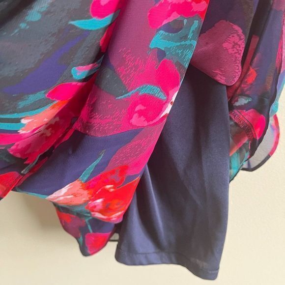 Eliza J‎ Women's Sleeveless Floral Print Dress Cutout Front Womens Size 8… - Picture 6 of 11